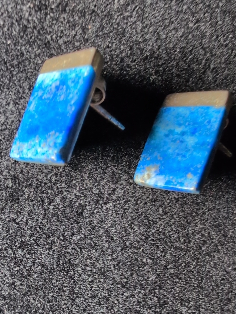 Sterling Solver Lapis Earrings